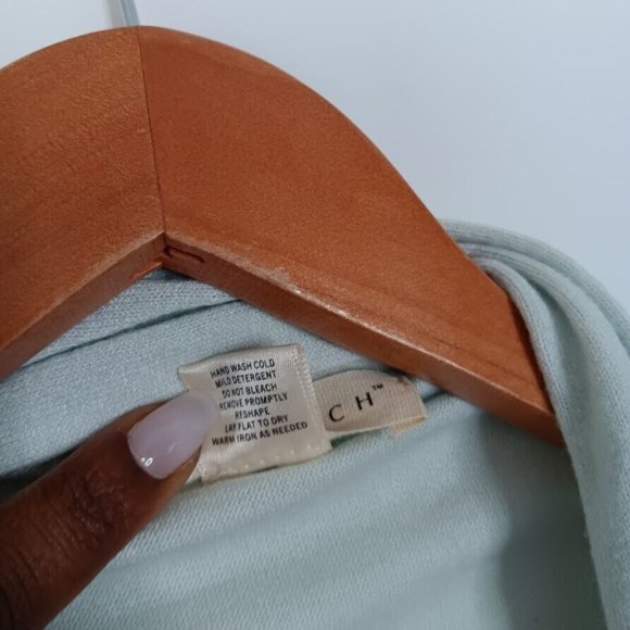 Love Stitch Medium Fringe Cowl Neck Shawl Sweater Poncho style IMP-5797 - Picture 6 of 8